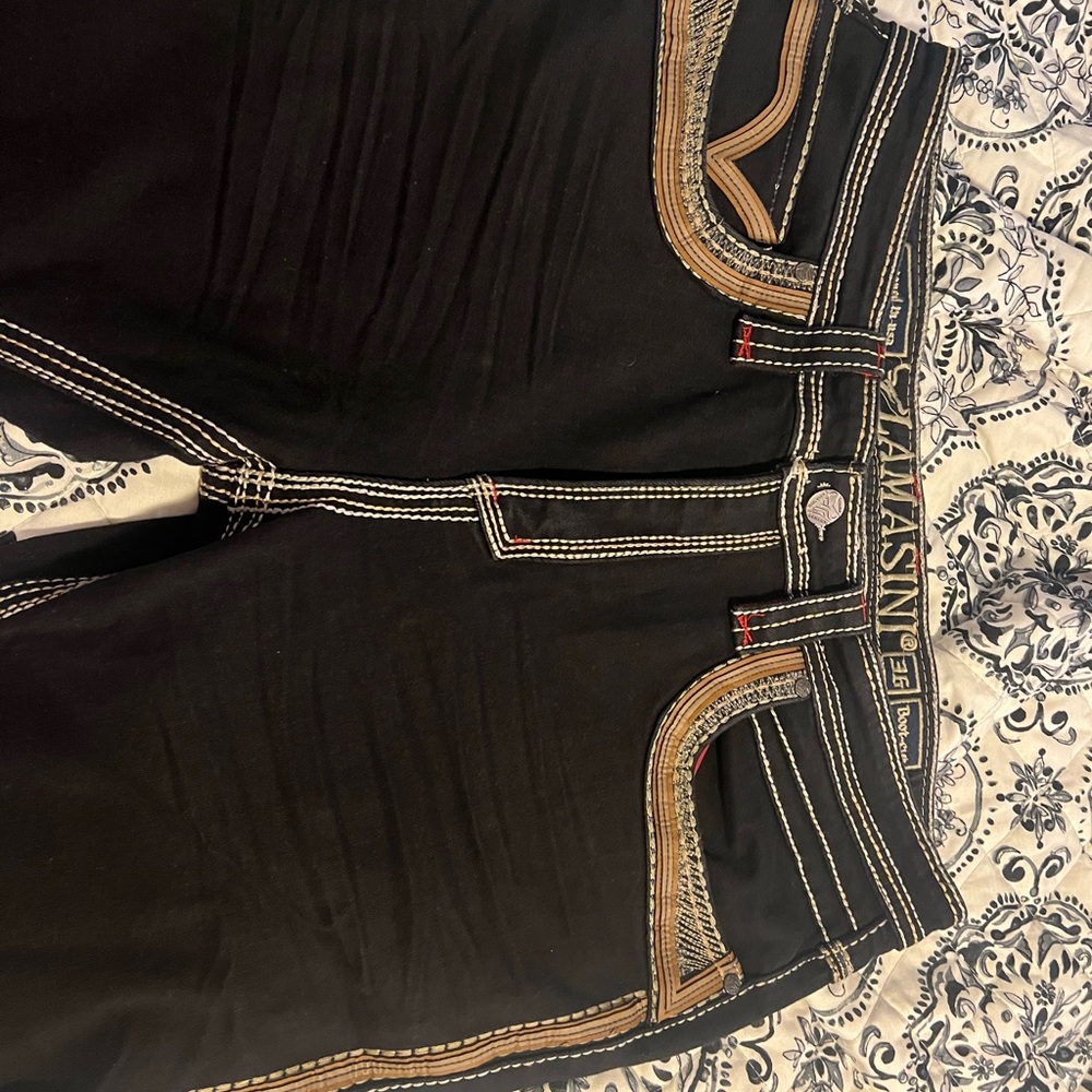 men's lamasini jeans 36/30 bootcut brand new with tags.